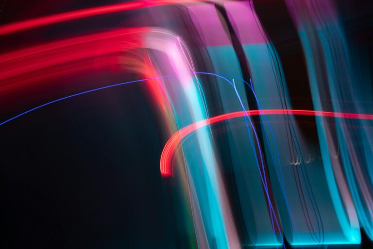 Colorful Long Exposure Light Streaks - FTD Sponsorships